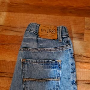 Boys Childrens Place Blue Jeans Size 12 Relaxed Fit Straight Leg